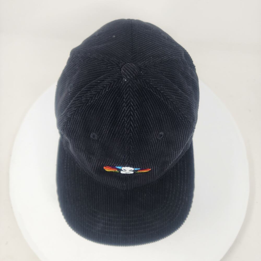 Alien Workshop Spectrum Corduroy Skate Hat Adjustable Black Embroidered Rainbow - Picture 6 of 9